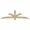 Ekena Millwork Davenport Rough Sawn Timber Gable Bracket, Douglas Fir, 108"W x 31 1/2"H x 4"D x 6"F, 7/12 Pitch GBW108X31X0406DAV00RDF - alternate 1